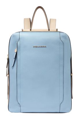 PIQUADRO Lyra Laptop Backpack Light Blue - Beige