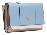 PIQUADRO Circle Women's Trifold Wallet RFID Light Blue - Beige PIQUADRO Circle Women's Trifold Wallet RFID Light Blue - Beige