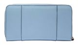 PIQUADRO Circle Zip Around Women's Wallet RFID Light Blue - Beige