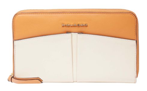 PIQUADRO Ashley Zip Around Women's Wallet RFID Orange