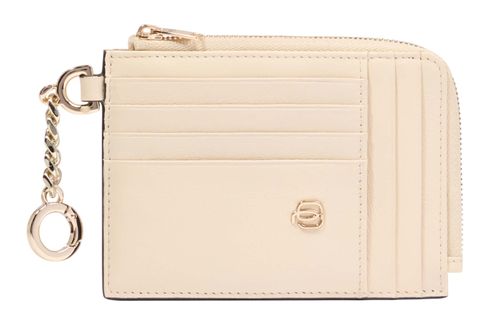 PIQUADRO Circle Coin Pouch RFID White Milk