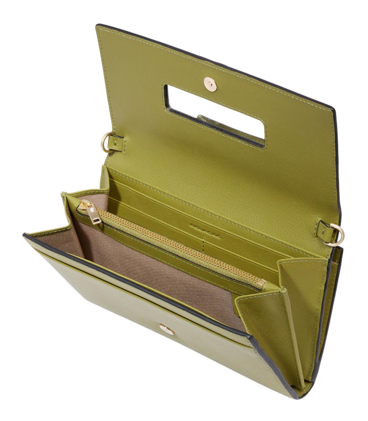 PIQUADRO Ashley Women's Wallet RFID Lawn Green PIQUADRO Ashley Women's Wallet RFID Lawn Green
