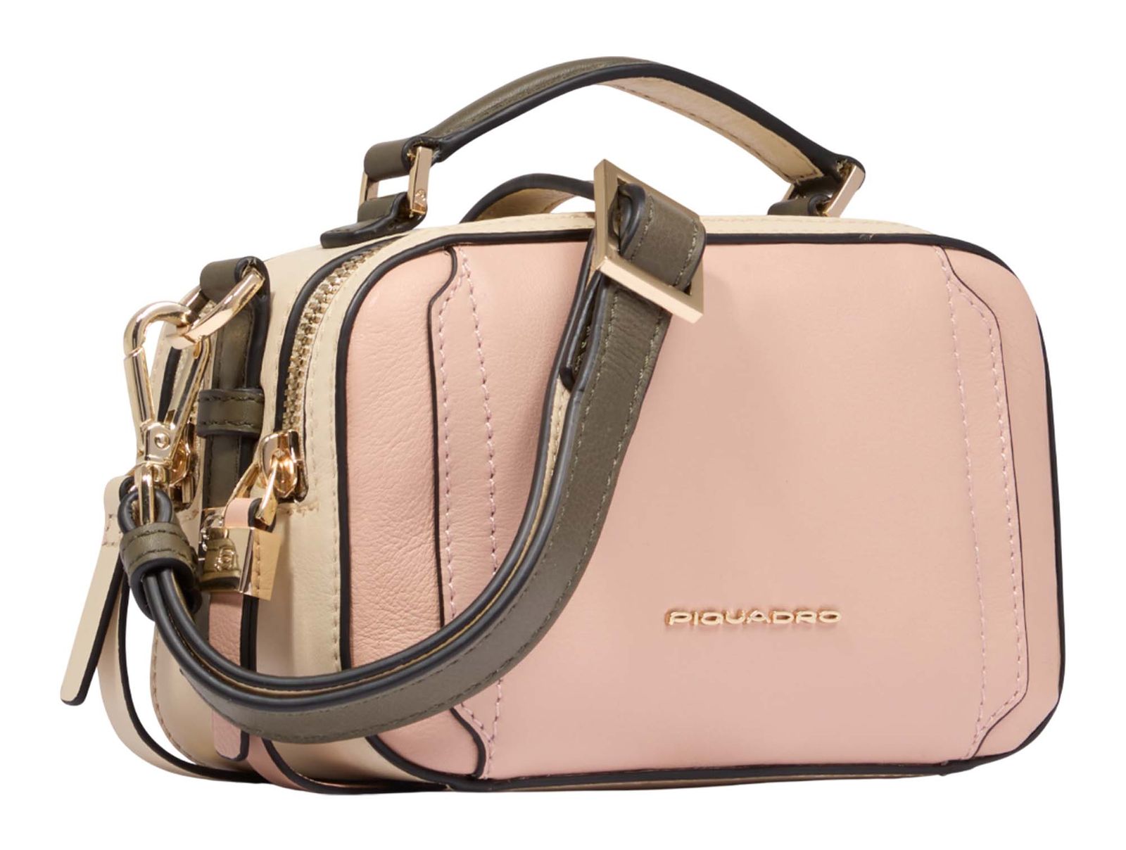 PIQUADRO Circle Mini Camera Case XS Pink - White PIQUADRO Circle Mini Camera Case XS Pink - White