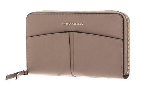 PIQUADRO Ashley Zip Around Women's Wallet RFID Pink