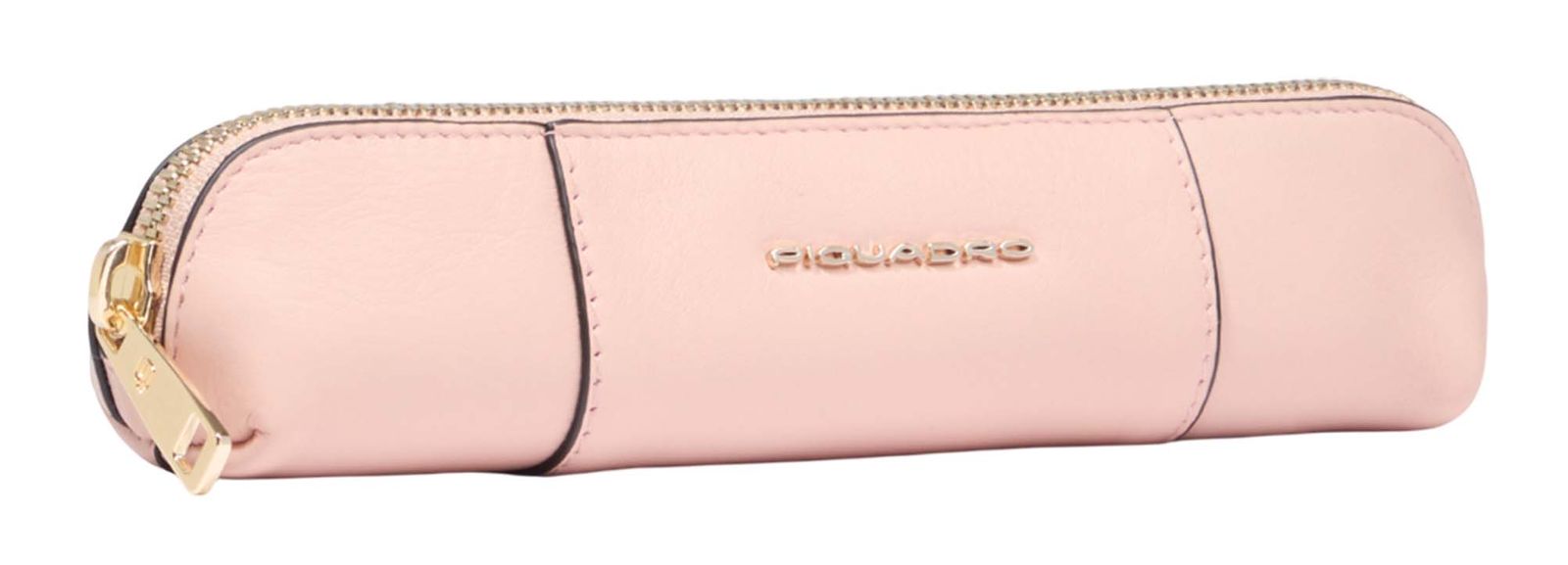 PIQUADRO Circle Pen Case Pink - White PIQUADRO Circle Pen Case Pink - White