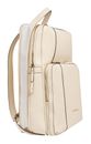 PIQUADRO Circle Expandable Womens's Laptop Backpack White Milk