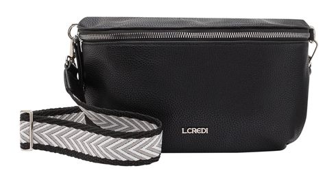 L.CREDI Oliana Crossbody Bag Black