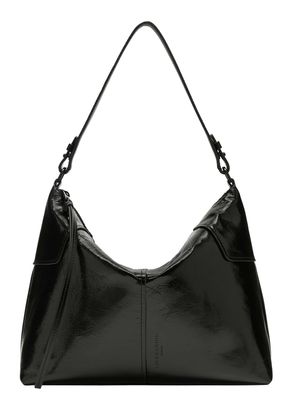 LIEBESKIND BERLIN Mila Lack Distressed Hobo Bag M Black