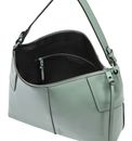 LIEBESKIND BERLIN Mila Lack Distressed Hobo Bag M Forest Green LIEBESKIND BERLIN Mila Lack Distressed Hobo Bag M Forest Green