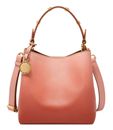 FOSSIL Jessie Bucket Crossbody Bag S Faded Red