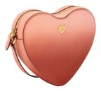 FOSSIL Vday Heart Crossbody Bag Faded Red