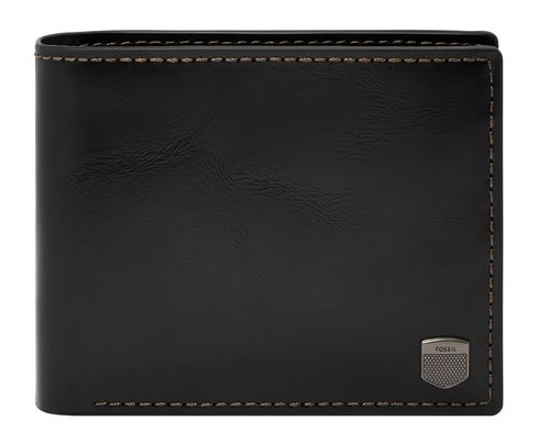 FOSSIL Hayes Coin Pocket Bifold Wallet Black