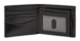 FOSSIL Hayes Coin Pocket Bifold Wallet Black