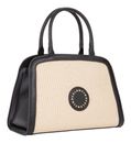 VALENTINO Saylor Shopping Bag Natural / Nero VALENTINO Saylor Shopping Bag Natural / Nero