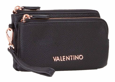 VALENTINO wristlet Scarlett Re Zip Around Bag Nero | Buy bags