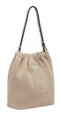 LIEBESKIND BERLIN Ruffle Cloud Suede Hobo Bag M Sandcastle LIEBESKIND BERLIN Ruffle Cloud Suede Hobo Bag M Sandcastle