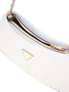 GUESS Phaedra Top Zip Shoulder Bag White