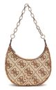 GUESS Circe Hobo Shoulder Bag Latte Logo
