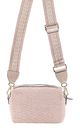 abro Fabric Raffia Shoulder Bag Kaia Rosa abro Fabric Raffia Shoulder Bag Kaia Rosa