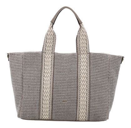 abro Fabric Raffia Shopper Kaia Tope