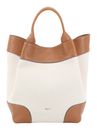 abro Stoff Super Drill Shopper Essential M Ivory / Cuoio