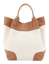 abro Stoff Super Drill Shopper Essential M Ivory / Cuoio