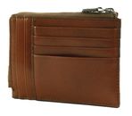 THE BRIDGE Giacomo Card Case Marrone / Rutenio Scuro Opaco THE BRIDGE Giacomo Card Case Marrone / Rutenio Scuro Opaco