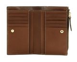 THE BRIDGE Gemma Foldable Wallet Marrone 14 / Oro THE BRIDGE Gemma Foldable Wallet Marrone 14 / Oro