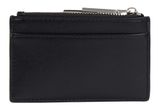 Calvin Klein Hardware Snap Top Zip Cardholder CK Black