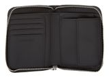 Calvin Klein Mini Line Quilt Zip Around Wallet Crockery