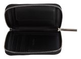 Calvin Klein Embossed Logo Zip Around Wallet M CK Black