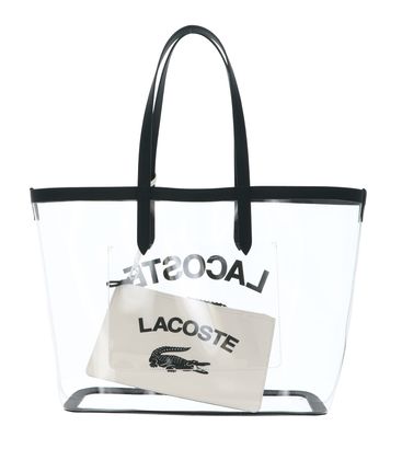 LACOSTE トートバッグ ブラック　ホワイト　鰐模様 LACOSTE shopper bag Shopping Bag L | Buy bags, purses