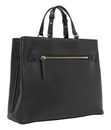 TOMMY HILFIGER TH Heritage Satchel Bag Black TOMMY HILFIGER TH Heritage Satchel Bag Black