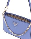 GUESS Noelle Mini Top Zip Shoulder Bag Stormy Blue