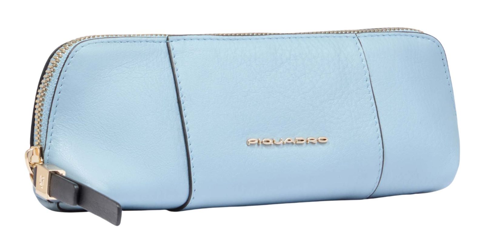 PIQUADRO Circle Pen Case M Light Blue - Beige PIQUADRO Circle Pen Case M Light Blue - Beige