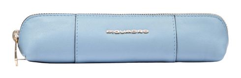 PIQUADRO Circle Pen Case Light Blue - Beige
