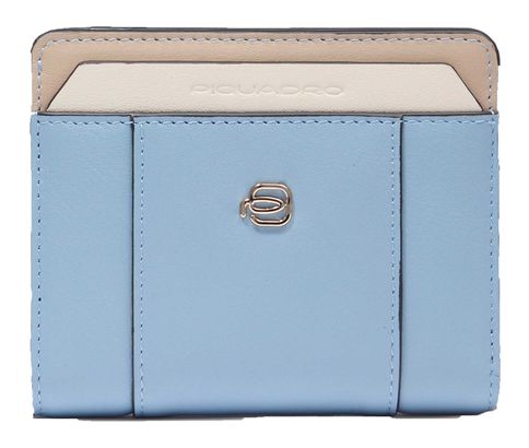 PIQUADRO Circle Women's Wallet RFID Light Blue - Beige