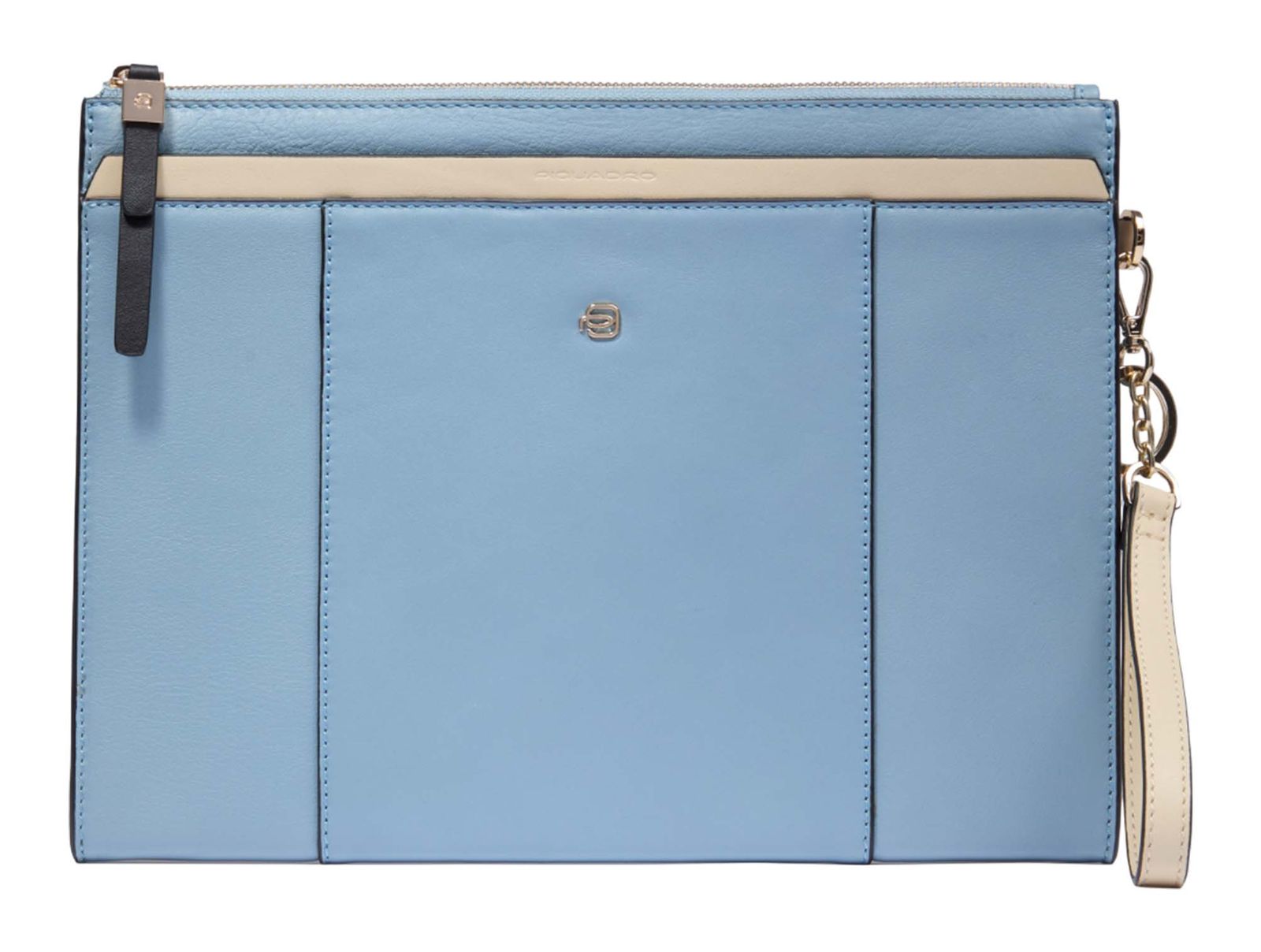 PIQUADRO Circle Pochette 11" Tablet M Light Blue - Beige PIQUADRO Circle Pochette 11" Tablet M Light Blue - Beige