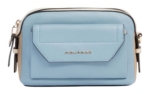 PIQUADRO Circle Camera Case S Light Blue - Beige