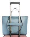 PIQUADRO Circle Tote 14" Light Blue - Beige