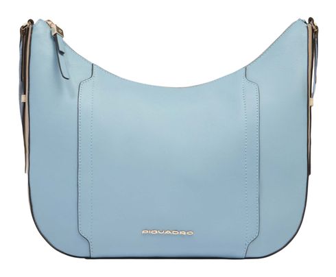 PIQUADRO Circle Shoulder Bag Light Blue - Beige