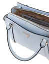 GUESS Daryna 2 Compartment Satchel Powder Blue GUESS Daryna 2 Compartment Satchel Powder Blue