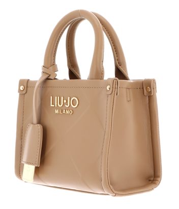 トートバッグ LIU JO Woman Tote bags Camel AA5192E0778 00070 Small bag with charm colour camel | Liu Jo