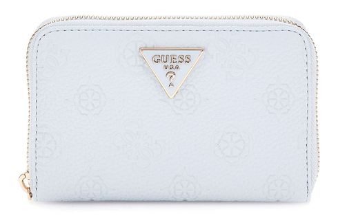 GUESS Cresidia SLG Zip Around Wallet M Powder Blue