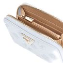 GUESS Cresidia SLG Zip Around Wallet M Powder Blue