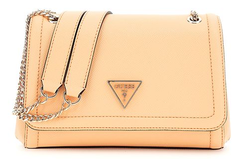 GUESS Noelle Covertible Xbody Flap Bag Apricot