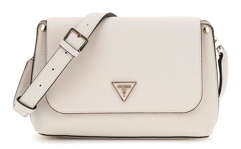 GUESS Meridian Flap Crossbody Bag Ivory