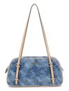 GUESS Cerelia Shoulder Satchel Bag Denim Logo