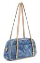 GUESS Cerelia Shoulder Satchel Bag Denim Logo