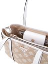 GUESS Beyza Girlfriend Tote White Logo